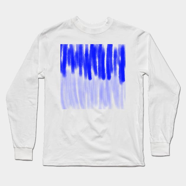 Blue watercolor abstract background Long Sleeve T-Shirt by Artistic_st